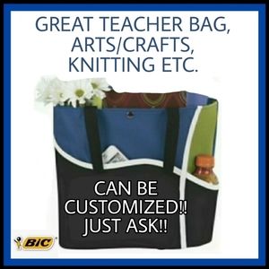 BIC BRAND Well made heavy canvas shopper tote